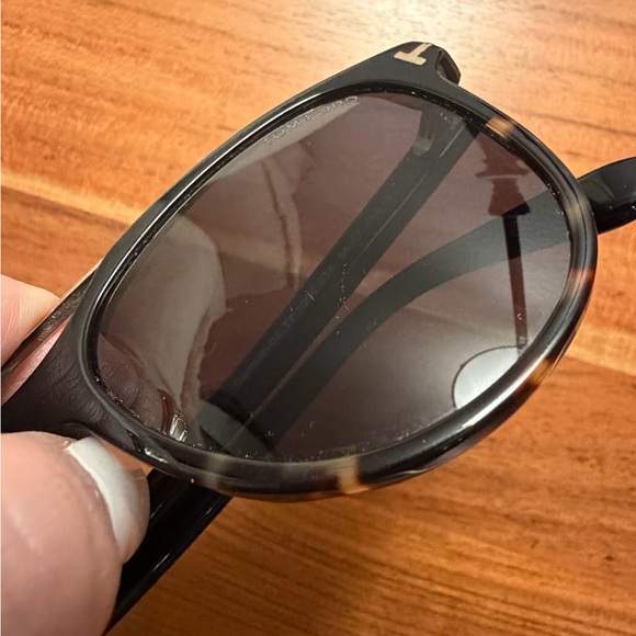 TOM FORD DAMIAN-02 TF 1098 Black Pilot Sunglasses GUC - Picture 5 of 12